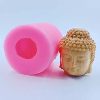 Mini Buddha Cap Săpun Lumânare Mucegai Silicon Ceara Forme De Decorare Gips Rășină Epoxidică Meserii Silicon Mucegai