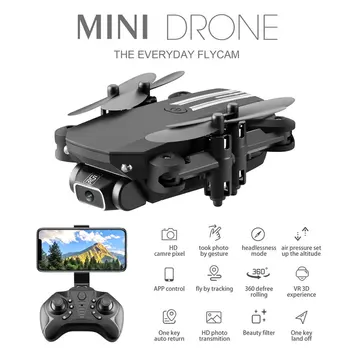 Mini drona Ls-Min Hd Fotografii Aeriene 1080P Pixeli Aeronave Patru Axe de Presiune a Aerului Înălțime Fixă Avion Control de la Distanță Jucărie