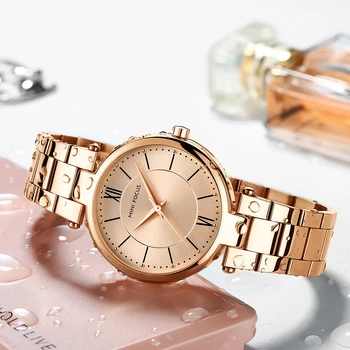 MINI FOCUS Doamnelor Ceas Pentru Femei Ceasuri de Lux 2020 Moda Cuarț Încheietura Ceas de Cafea din Oțel Inoxidabil Marca Minimalist часы