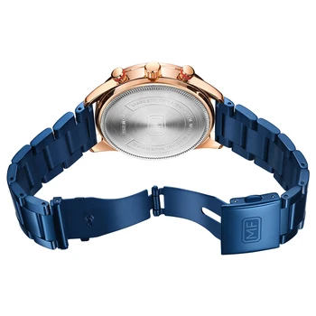 MINI FOCUS Moda Mens Ceasuri de Top de Brand de Lux din Oțel Inoxidabil Cuarț Ceas de mână rezistent la apă Sport de sex Masculin Ceas Relogio Masculino