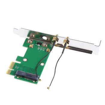 Mini PCI-E PCI-E Adaptor Convertor Wireless Adaptor Wifi Cu Antena de 2dB Receptor wifi de Rețea Adaptor de Card