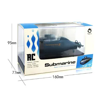 Mini RC Submarin Barca de Viteza de Control de la Distanță Peștele Torpilă Design Submarin Nuclear Model de Simulare Cadou Jucărie pentru Copii