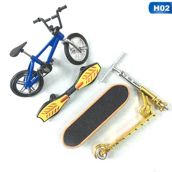 Mini Scuter Grif Jucarii pentru Copii, Cadouri, Mini Degetul Biciclete, Skateboard Set de Jucării pentru Copii de Metal Bmx Biciclete Jucarii Educative