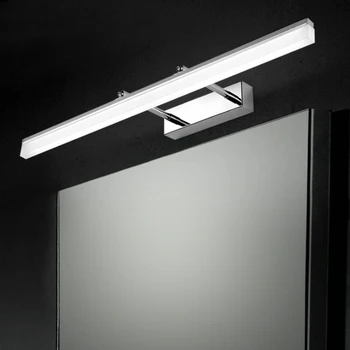 Minimalism Led lampă de Perete 9W40CM/12W50CM lumină față de Oglindă cap Reglabil Baie vanitatea Lumini de Toaletă din aluminiu de perete sconces