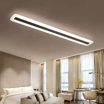 Minimalism moderne Dreptunghi led lumini plafon pentru camera de zi dormitor bucatarie Alb lampă de tavan lamparas de techo corpuri