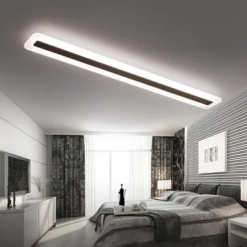Minimalism moderne Dreptunghi led lumini plafon pentru camera de zi dormitor bucatarie Alb lampă de tavan lamparas de techo corpuri