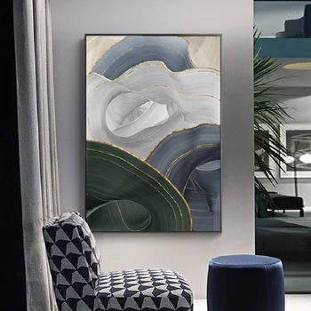 Minimalist Modern, de lux Lumina Abstracte Pictura pe Panza Imprimate, Postere de Arta de Perete de Arta Imagini Living Home Decor