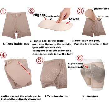 Miss Moly Invizibil Fund De Ridicare Prada Hip Enhancer Body Shaper Umplutură Pantalon Împinge În Sus Fundul Shapewear Femeie Modelare Chilotei