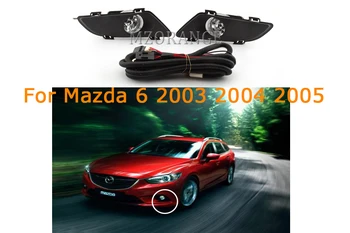 MIZIAUTO pentru Mazda 6 2003 2004 2005 proiectoare Ceata faruri ceață lămpi acoperă Lampa de Lentile de Cabluri Kituri cadru Grila comutator