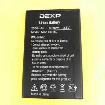 MLLSE 2550mAh es150 Baterie Pentru DEXP Ixion ES150 telefon mobil
