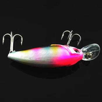 MNFT 4BUC/Pachet Pescuit Swimbaits Mici Greu Artificiale Atrage Colorate 7.5 cm/8g Crankbait Ochii 3D cu Cârlige de Pescuit Accesoriu de Pește