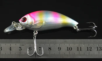 MNFT 4BUC/Pachet Pescuit Swimbaits Mici Greu Artificiale Atrage Colorate 7.5 cm/8g Crankbait Ochii 3D cu Cârlige de Pescuit Accesoriu de Pește