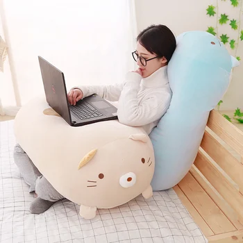 Moale Animale de Desene animate Perna Drăguț Anime Japonez Sumikko Gurashi Câine, Pisică, Porc Jucărie de Pluș Umplute copii Minunat Cadou de Ziua de nastere
