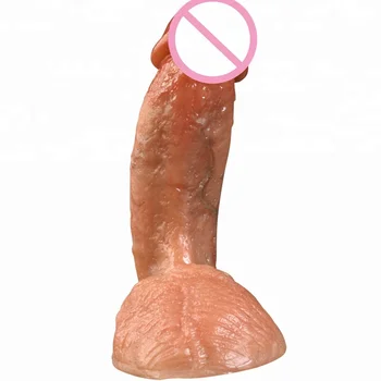 Moale Piele Adevarata De Silicon Vibrator Realist Ventuza Penis Artificial Sex Masculin Cauciuc Artificial Penis De Sex Feminin Masturbari Jucarii Sexuale Sex-Shop