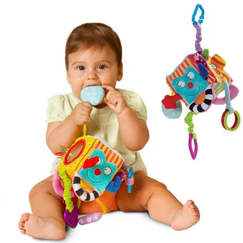 Mobil copil Copil Jucărie de Pluș Bloc Ambreiaj Cub Magic Sunătoare Devreme Copil Nou-născut Jucarii Educative 0-24Months