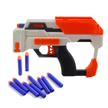 Mod de Umăr Pliabilă Coada Stoc Pistol de Jucărie Accesorii Buttstock Pentru Nerf N-strike Elite Series DIY Jucării 10buc Gloanțe Gratuit