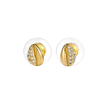 Moda bijuterii de înaltă calitate, swa, farmec și încântătoare la ocean element scoica de aur de cristal, cercei de sex feminin shell perforate cercei