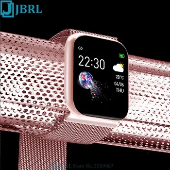Moda Ceas Inteligent Femei Bărbați Smartwatch Pentru Android IOS Electronice Inteligente Ceas Fitness Tracker Pătrat Bluetooth Smart-ceas