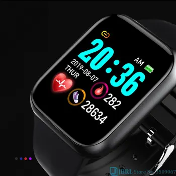 Moda Ceas Inteligent Femei Bărbați Smartwatch Pentru Android IOS Electronice Inteligente Ceas Fitness Tracker Pătrat Bluetooth Smart-ceas