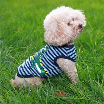 Moda Câine Tricou Drăguț Câine Vestă De Primăvară Și De Vară Costum Petrecere Tricou Vesta Fermecător Haine Confortabile Câine Consumabile