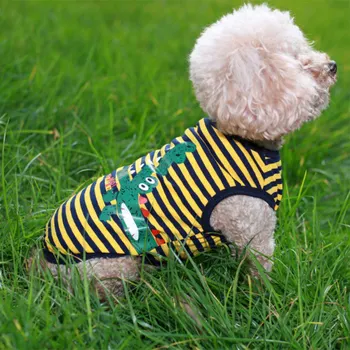 Moda Câine Tricou Drăguț Câine Vestă De Primăvară Și De Vară Costum Petrecere Tricou Vesta Fermecător Haine Confortabile Câine Consumabile