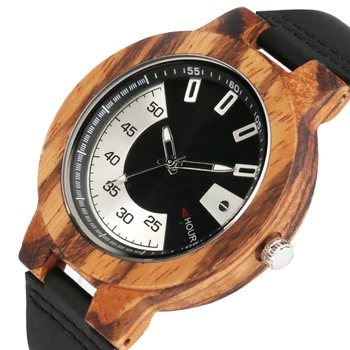Moda De Lux Imitație De Lemn Ceas Bărbați Femei Unice De Ceas Curea Din Piele Lemn, Ceasuri Sport Cuarț Ceasuri Reloj Hombre