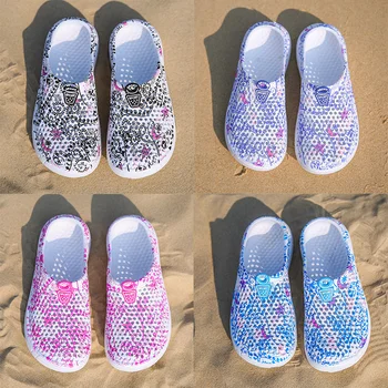 Moda de vara pentru Femei Beach Saboți Pantofi Respirabil Papuci de casă Anti-Alunecare Saboti pentru Femei