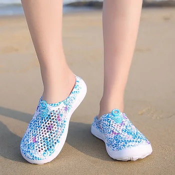 Moda de vara pentru Femei Beach Saboți Pantofi Respirabil Papuci de casă Anti-Alunecare Saboti pentru Femei