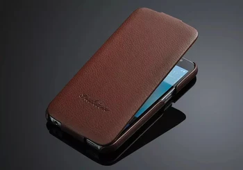 Moda din Piele Flip-Caz Acoperire pentru Samsung Galaxy S6 G920F de Calitate de Top de Brand Original Rafinat Full-cereale din Piele