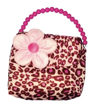 Moda Drăguț fata cool pink leopard floare mini geanta crossbody, Umăr geanta Messenger copil geanta poseta de monede de sex Feminin Tote