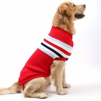 Moda fierbinte Confortabil XS-4XL Mare Câine de Companie Pulover Drăguț Câine Haine În timpul Iernii Mare Câine Haine Catelus Mic Pulover de Iarna