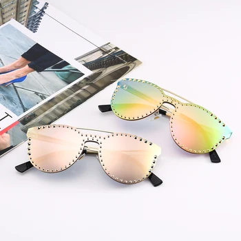 Moda Fotocromatică oglindă ochelari de soare femei 2018 produse trend sexy rotund portocaliu ochelari de soare de sex feminin oculos de sol feminino