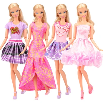 Moda Handmade 22 de Articole/Mulțime de Jucării Păpuși Accesorii = Random 12 Rochii+ Jucarii Copii 10 Pantofi Pentru Joc Barbie DIY Cadou