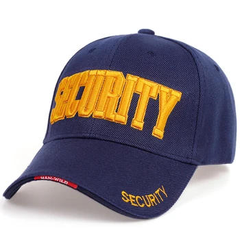 Moda hip hop șapcă de baseball de SECURITATE broderie sălbatice capace bărbați femei în aer liber palarie de soare sport tata pălării Reglabil casual golf caps