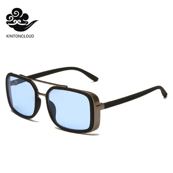 Moda Mare Cadru Pătrat ochelari de Soare Furnizor en-Gros în aer liber, care Rulează Ochelari Vintage Personalizat INS WindProof Bărbați ochelari de Soare Gafas