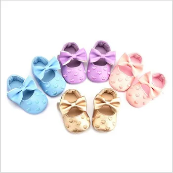 Moda Minunat Inima Baby Pantofi Cu Talpă Moale Sugari Crib Pantofi Fete Pantofi De Prințesă