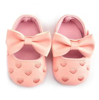 Moda Minunat Inima Baby Pantofi Cu Talpă Moale Sugari Crib Pantofi Fete Pantofi De Prințesă