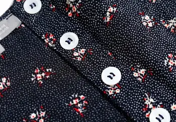 Moda print floral crop top sexy streetwear camis cu butoane femei topuri de vara femme vestidos dropshipping