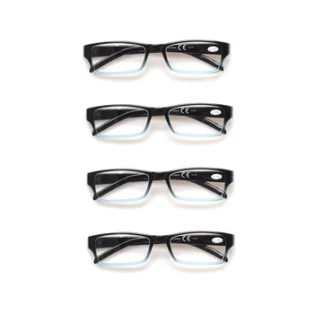 Moda Retro dreptunghiulară reader pentru bărbați și femei arc balama din plastic de înaltă calitate ochelari de citit