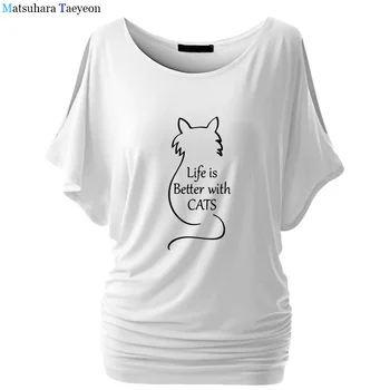Moda Scrisoare de Imprimare T Tricoul Negru t-shirt Femei Topuri de Vara Tricou Femei Haine 2020 bumbac Casual T-shirt maneci Liliac 5XL
