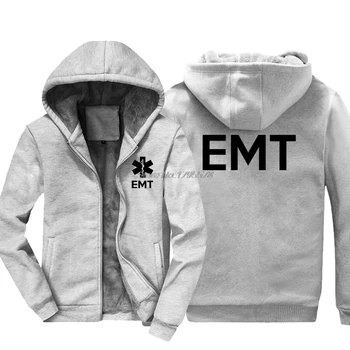 Moda se Ingroase Hanorac EMT EMS Paramedic Servicii Medicale de Urgență Fata & Spate Barbati Tricou Hip Hop Jacheta Topuri Streetwear