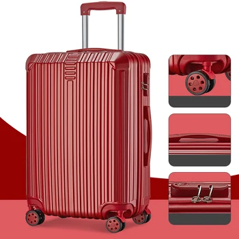 Moda Super-NOU sac de bagaje valiza de călătorie de afaceri bagaje caz pe roata cadru de aluminiu hardside Tăcut valiza