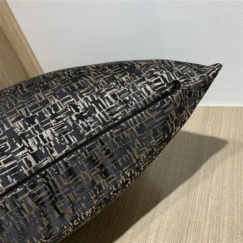 Modei moderne Negru Lucios Linii Canapea Scaun de Designer Arunca Pernele de Acoperire Decorative Acasă Pernă 45x45cm Vinde de piese