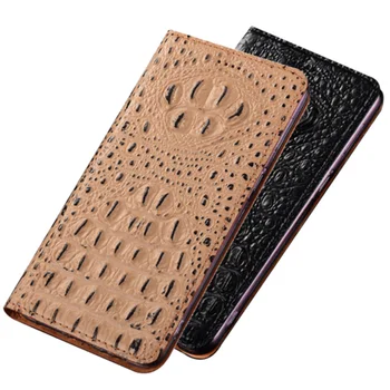 Model crocodil piele naturala telefon caz titularul cardului pentru Samsung Galaxy S8 Plus de caz pentru Samsung Galaxy S8 telefon sac capa