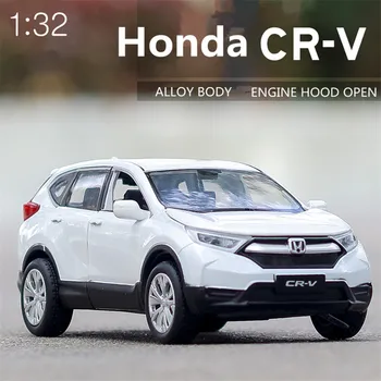 Model de masina 1/32 Honda CR-V Trage Înapoi Diecasts Aliaj Viteza de Joc Educația Copiilor Jucărie Cadou de Ziua de Metal Decor Jucarii