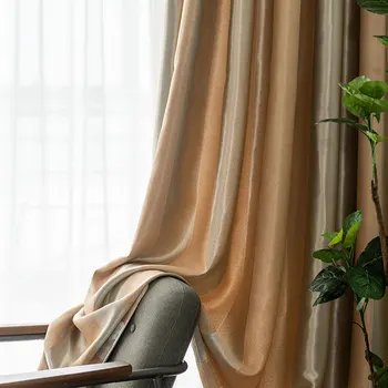 Modern, Imprimat Cu Dungi Opace Cortina Terminat Jaluzele Draperii Pentru Living Dormitor Bucatarie Personalizat Ușă Decor Perdele