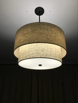 Modern In Material Abajur Pandantiv cu LED-uri Lampă,Dia 40/50/60CM Led Lumini Agățat de Foaier practicilor de îndepărtare a înotătoarelor cameră de Hotel, corp de Iluminat