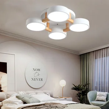 Modern nordic rundă de înmatriculare lampă de plafon gri/alb/verde culori LED-uri pentru camera de zi dormitor restaurant villa hotel cafenea
