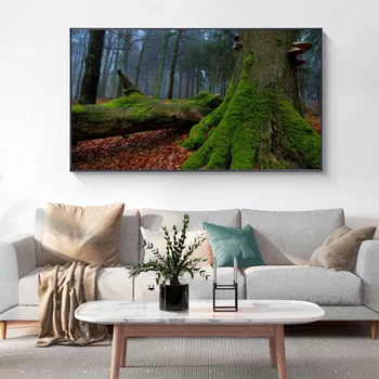 Modern Panza Pictura Pădure, Copac, Lac, Natură, Peisaj Postere si Printuri de Arta de Perete Imaginile Pentru Camera de zi Cuadros Decor Acasă