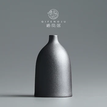 Modern Vaza Ceramica neagra creative Masă Vaze thydroponic containere ghiveci Decor Acasă meserii, decorare Nunta